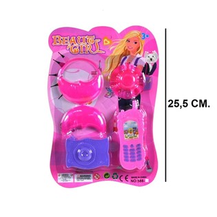 Lepotni set Beauty Girl na kartici (6 kos.)
