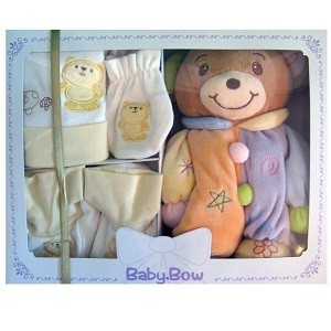 Darilni Set Baby Bow - Medvedek (4-delni)